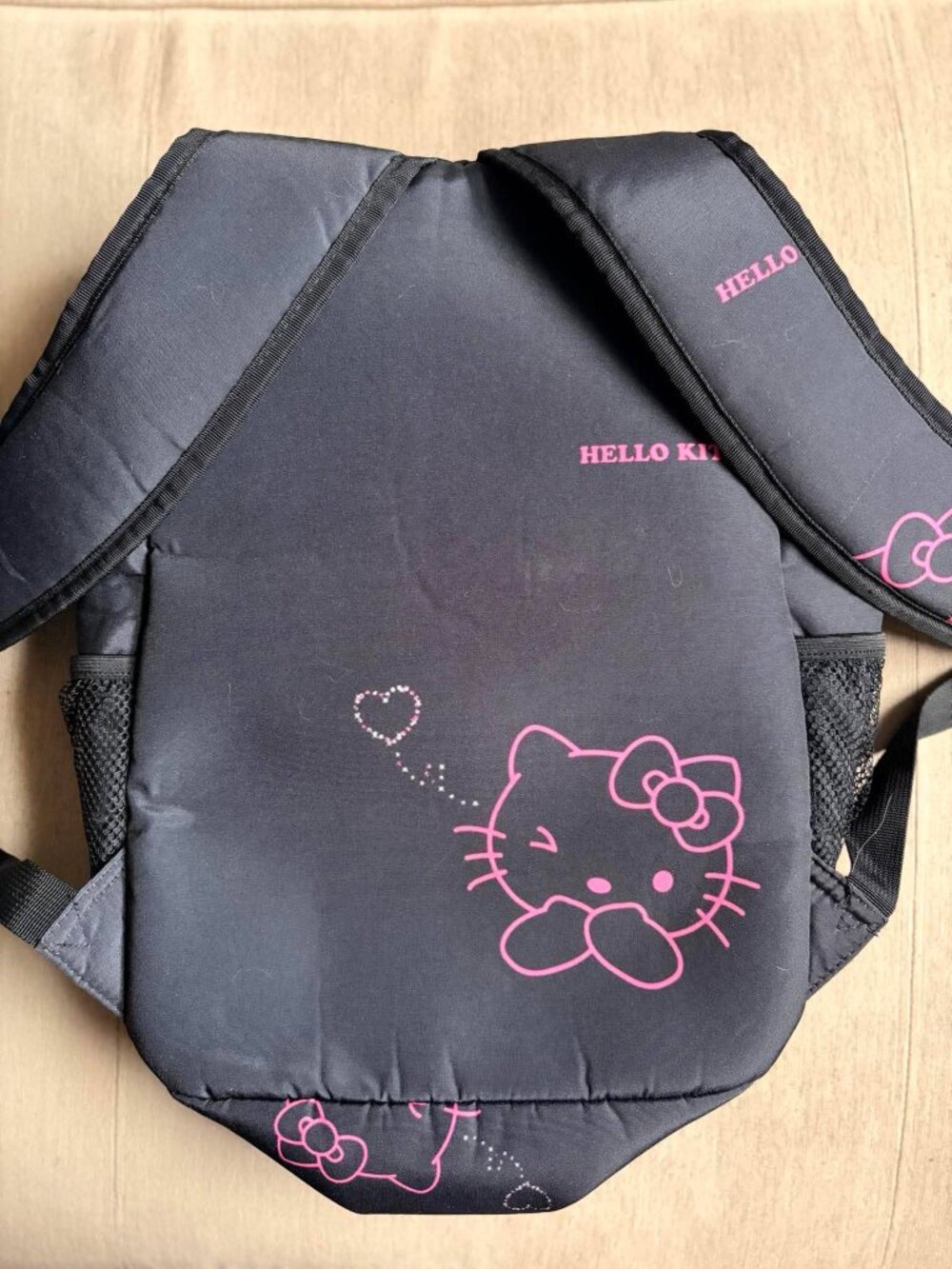 Hello Kitty Black Mini Backpack | Sanrio | Pink Graphic Backpack - Picture 2 of 7